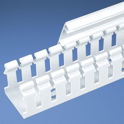 Panduit-H1.5X3WH6 Verdrahtungskanäle Wiring Ducts Slotted Rectangular Polyvinyl Chloride White