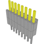 Conn Board Stacker HDR 8 POS 1.27mm Solder ST Thru-Hole Tube