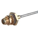 HUBER+SUHNER-22645259 Connector RF Conn SMA 0Hz to 18GHz 50Ohm Solder ST Cable Mount F Gold Over Nickel Bulk