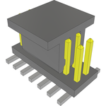 Conn Unshrouded Header HDR 14 POS 1.27mm Solder ST Top Entry SMD T/R