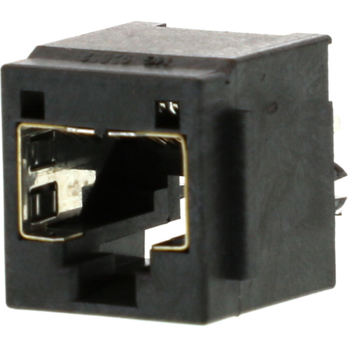 Molex-85507-5001 Connector Telephone and Telecom Conn RJ-45 F 8 POS 1.27mm Solder ST Thru-Hole 8 Terminal 1 Port Cat 5e Tray