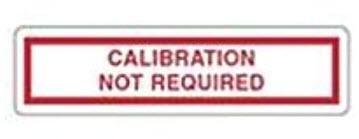 TE Connectivity-QC126 Beschriftungen Labels Calibration Label Vinyl Matte Red 50.8x12.7mm