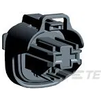 TE Connectivity-1544603-1 Einzeladersteckverbinder, Gehäuse Conn Housing RCP 1 POS Crimp ST Cable Mount Black Box