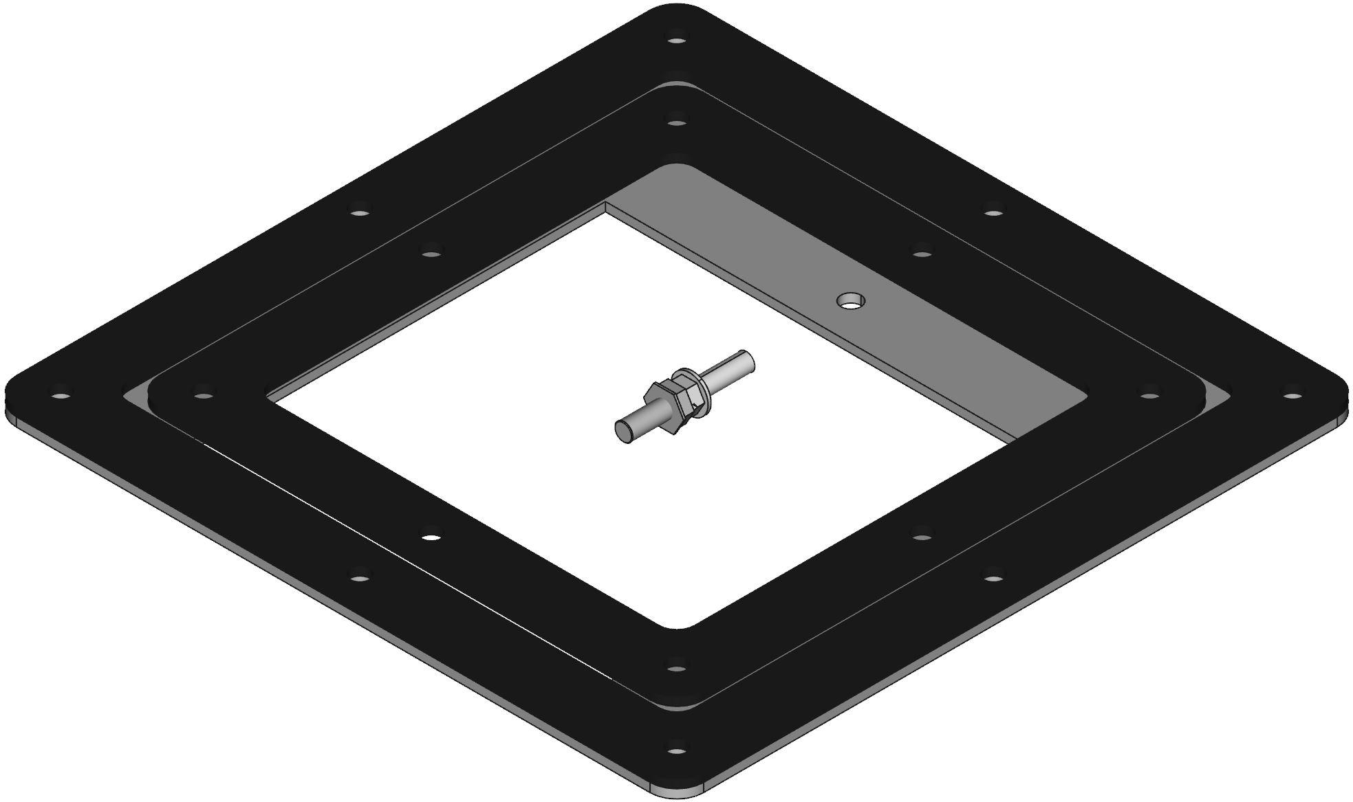 Hammond Manufacturing-1487ERED 电缆配件 Cable Accessories, N12 Wireway, Reducer - 8x 8 to 6 x 6 - Steel/Gray