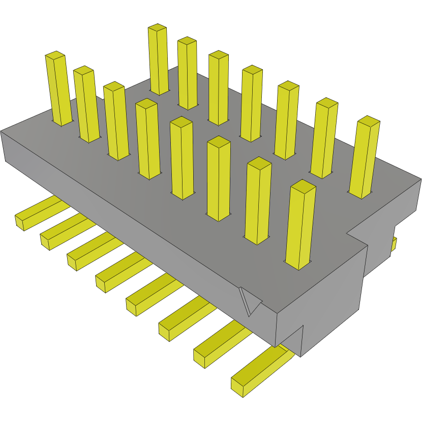 Samtec-BKT-115-02-F-V-A Steckverbinderleisten und Leiterplattenbuchsen Conn Unshrouded Header HDR 15 POS 1mm Solder ST SMD TIGER CLAW™ Tube