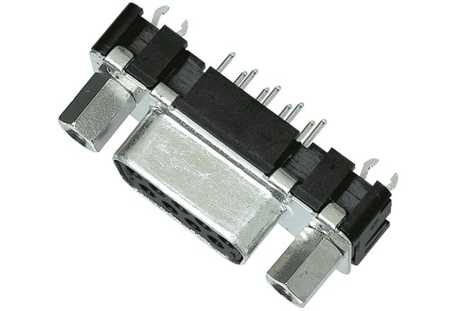 HARTING-09661116501 Steckverbinder, D-Sub Conn D-Sub F 9 POS 1.37mm Solder ST Thru-Hole 9 Terminal 1 Port