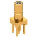Conn SSMB 0Hz to 12.4GHz 50Ohm Crimp/Solder ST Thru-Hole RCP Gold