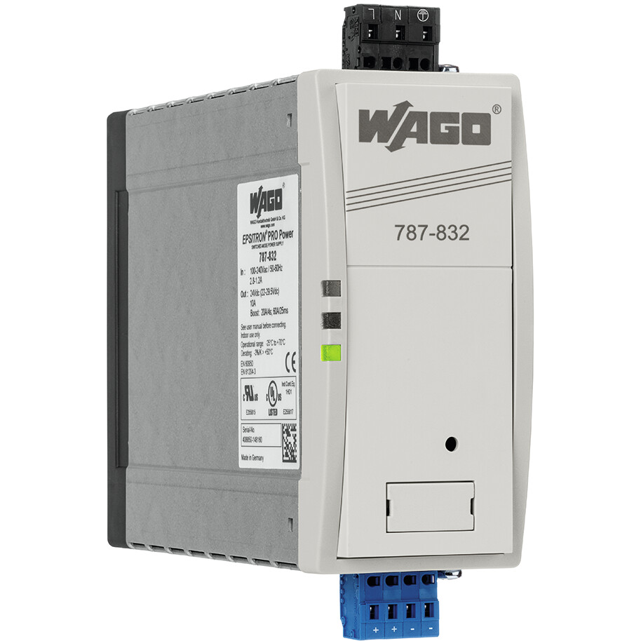 WAGO-787-832 AC-DC-Spannungsversorgung AC/DC Power Supply Single-OUT 24V 10A 240W Box
