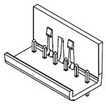 Molex-0399900408 Blocchi terminali connettore Conn Eurostyle Pluggable M 8 POS 5mm Solder ST Thru-Hole 10A/Contact Eurostyle™