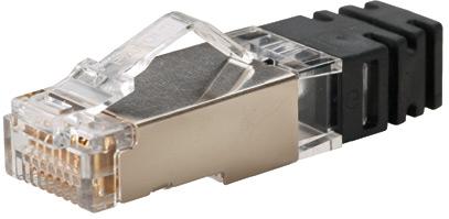 Panduit-SPS688-C Raccordement téléphone et télécom Conn Modular Plug PL 8 POS ST Cable Mount 8 Terminal 1 Port Cat 6/Cat 6a