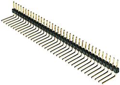 Assmann WSW components, Inc-AW140-EA-G36H Steckverbinderleisten und Leiterplattenbuchsen Conn Unshrouded Header HDR 36 POS 2.54mm Solder RA Side Entry Thru-Hole Bag