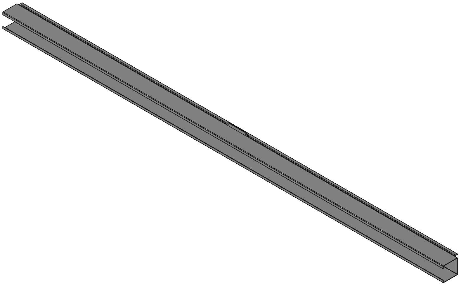 Hammond Manufacturing-1487C120SS Verdrahtungskanäle Wiring Ducts Solid Wall Square with Cover Screw Steel