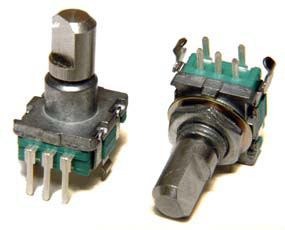 BI Technologies-EN11-HSM3BF20 机械编码器 Mechanical Encoder Rotary Incremental Flat 0.018N.m Straight Gray Digital Square Wave 15PPR Through Hole PC Pin