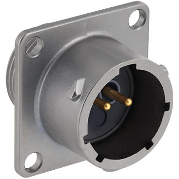 Eaton-UT0X012E2S Steckverbinder, rund Conn Circular SKT 2 POS Solder Cup ST Flange Mount 2 Terminal 1 Port