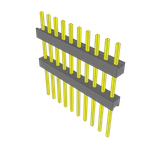 Conn Board Stacker HDR 10 POS 2.54mm Solder ST Top Entry Thru-Hole Bulk
