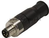 HARTING-21023591401 圆形连接器 Conn M8 Circular PIN 4 POS Screw ST Cable Mount 4 Terminal 1 Port