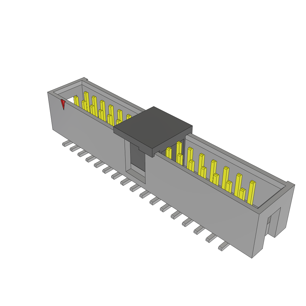 Samtec-HTST-117-01-L-DV-P-TR Piastre connettori e prese PCB Conn Shrouded Header (4 Sides) HDR 34 POS 2.54mm Solder ST Top Entry SMD T/R