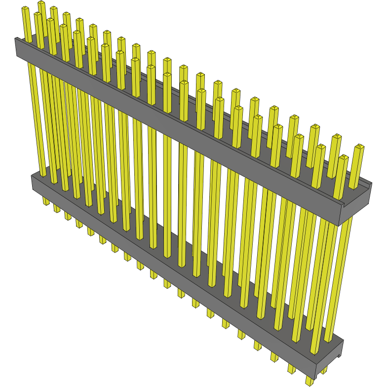 Samtec-DW-20-13-L-D-950 Piastre connettori e prese PCB Conn Board Stacker HDR 40 POS 2.54mm Solder ST Top Entry Thru-Hole Bulk