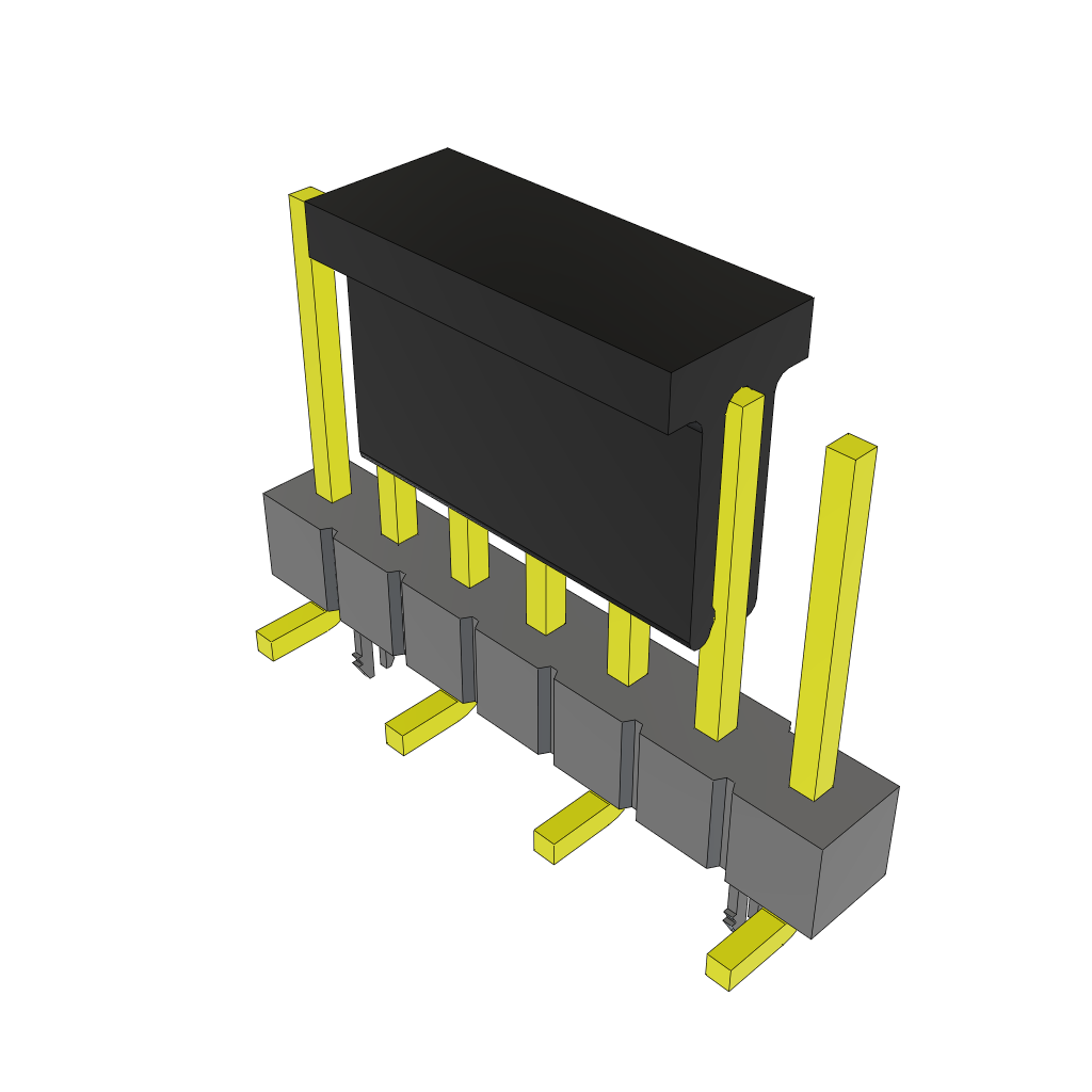 Samtec-TSM-107-02-S-SV-LC-P-TR Connector Headers and PCB Receptacles Conn Unshrouded Header HDR 7 POS 2.54mm Solder ST Top Entry SMD T/R