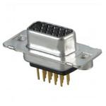 Conn D-Sub SKT 15 POS Solder ST Thru-Hole 15 Terminal 1 Port