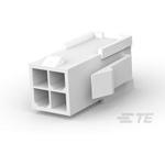 Conn Housing PL 4 POS 4.2mm Crimp ST Panel Mount White Package