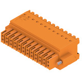 Weidmuller-1277780000 Bloques terminales del conector Conn Plug-in Terminal Block F 24 POS 3.5mm Push-In Spring ST Panel Mount 9.5A Box