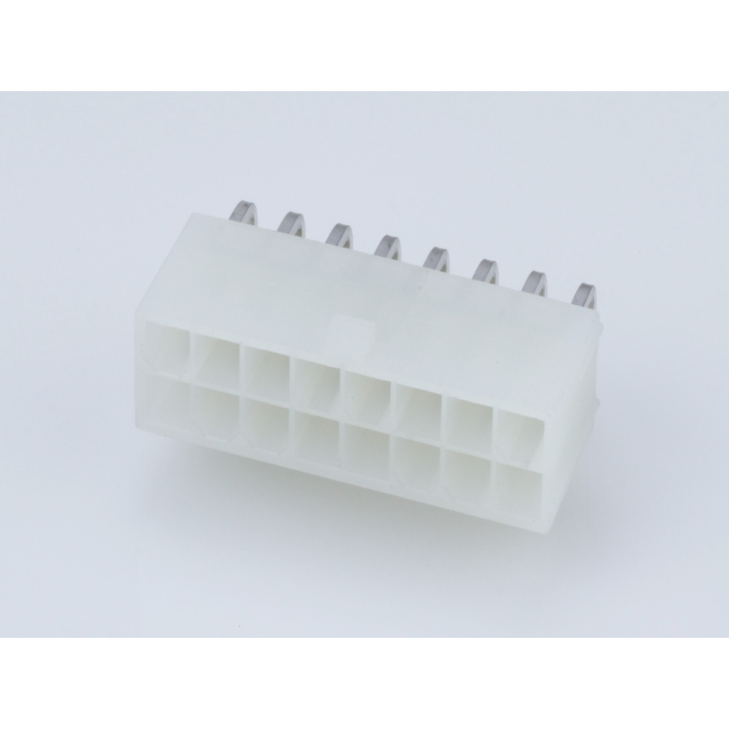 Molex-50361827 连接器插头及 PCB 插座 Conn Wire to Board HDR 16 POS 4.2mm Solder RA Side Entry Thru-Hole Tray