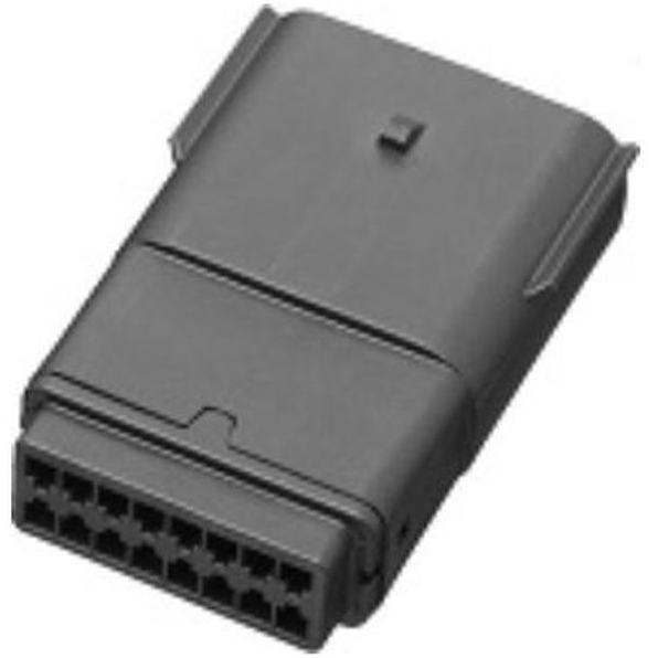 Delphi-15521020 分立接线罩连接器 Conn Housing PL 16 POS Crimp ST Cable Mount Black