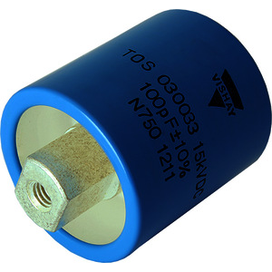 Vishay-BB000057BJ25036AC1 Strato singolo in ceramica del condensatore RF Power Barrel Capacitors with Screw Terminals