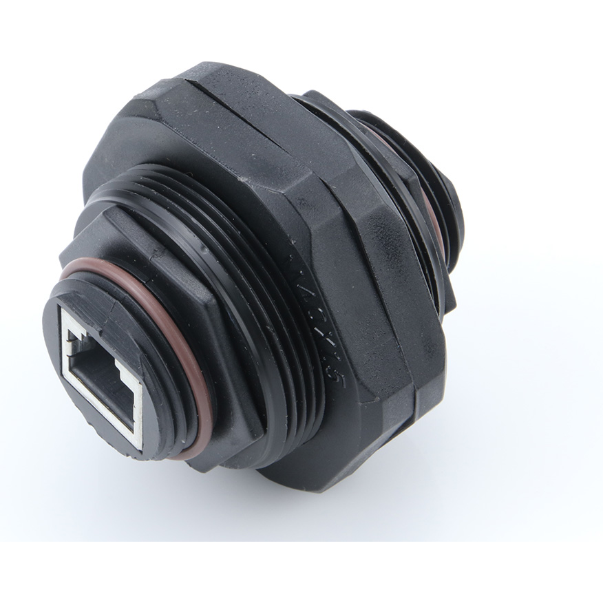 Molex-RJBG17946 Steckverbinder, Telefon und Telekommunikation Conn RJ-45 Adapter F/F 8/8 POS ST Panel Mount 1/1 Port RJ-Lnxx®