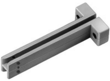 Fischer Elektronik-FS 85 60 Steckverbinderzubehör Connector Accessories Guide Rail Straight Polyamide