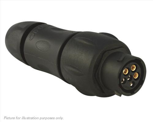 SOURIAU-UTS1JC103W3S Connector Circular Conn Circular SKT 6 POS ST Cable Mount 6 Terminal 1 Port