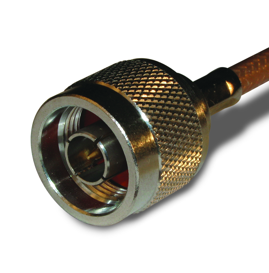 Amphenol RF-172142 Raccordement FR Conn Type N 0Hz to 11GHz 50Ohm Crimp ST Cable Mount PL Gold