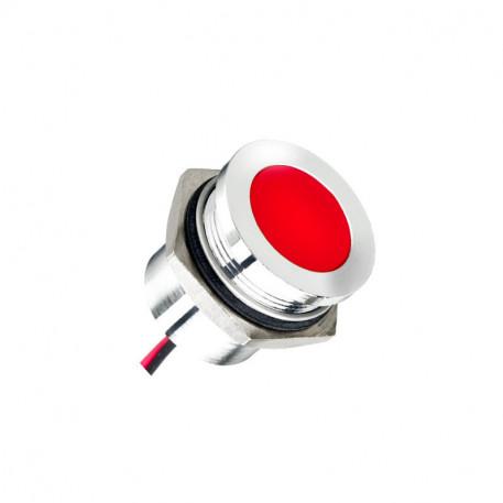 Apem Components-Q12P3CXXR28E Panel Mount Indicators LED Panel Mount Indicator Uni-Color Red 350mcd 2-Pin