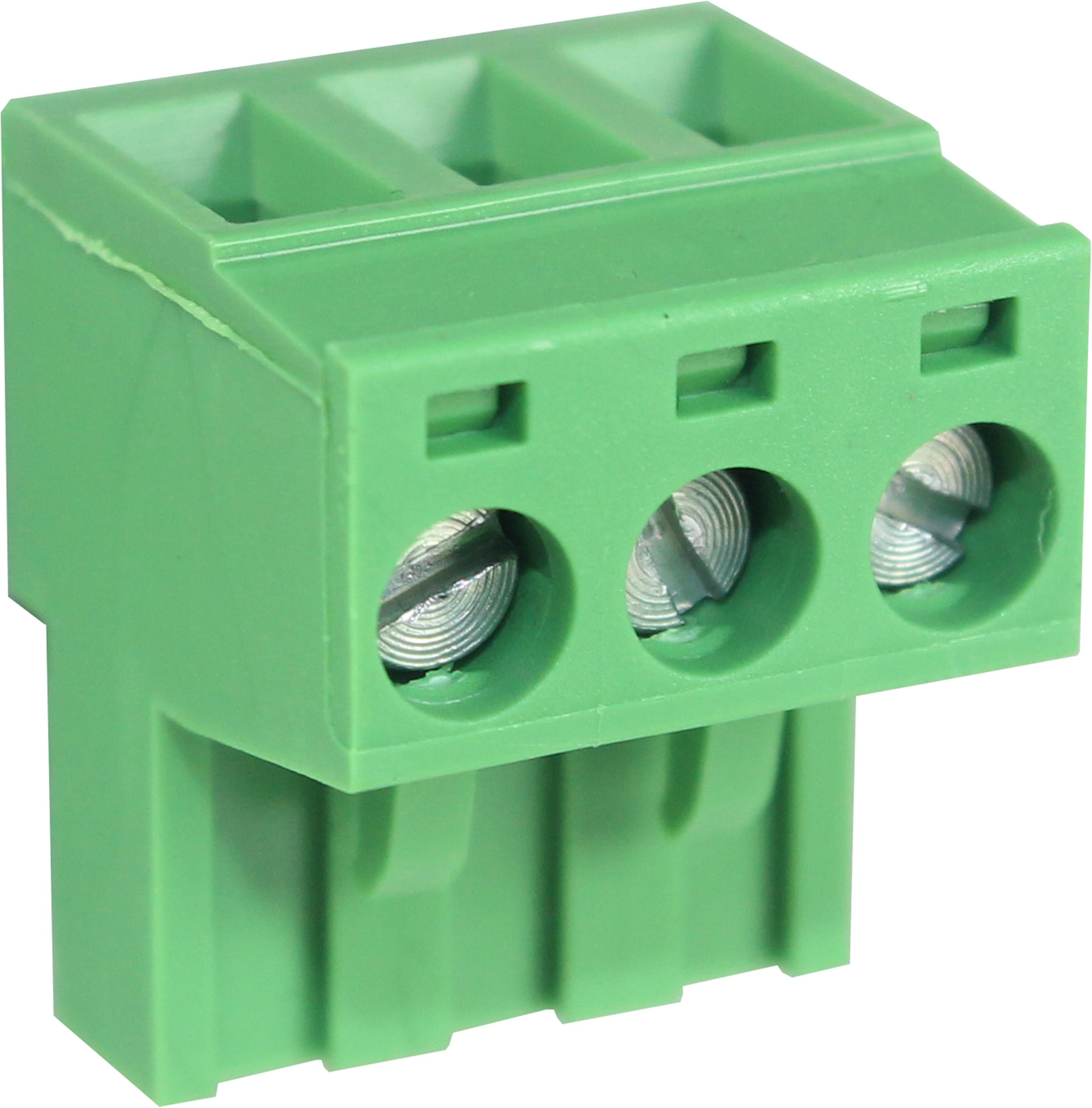 CamdenBoss Ltd-CTB9200/3A Steckverbinder, Klemmenblöcke Conn Terminal Block F 3 POS 5mm Screw RA Cable Mount 12A