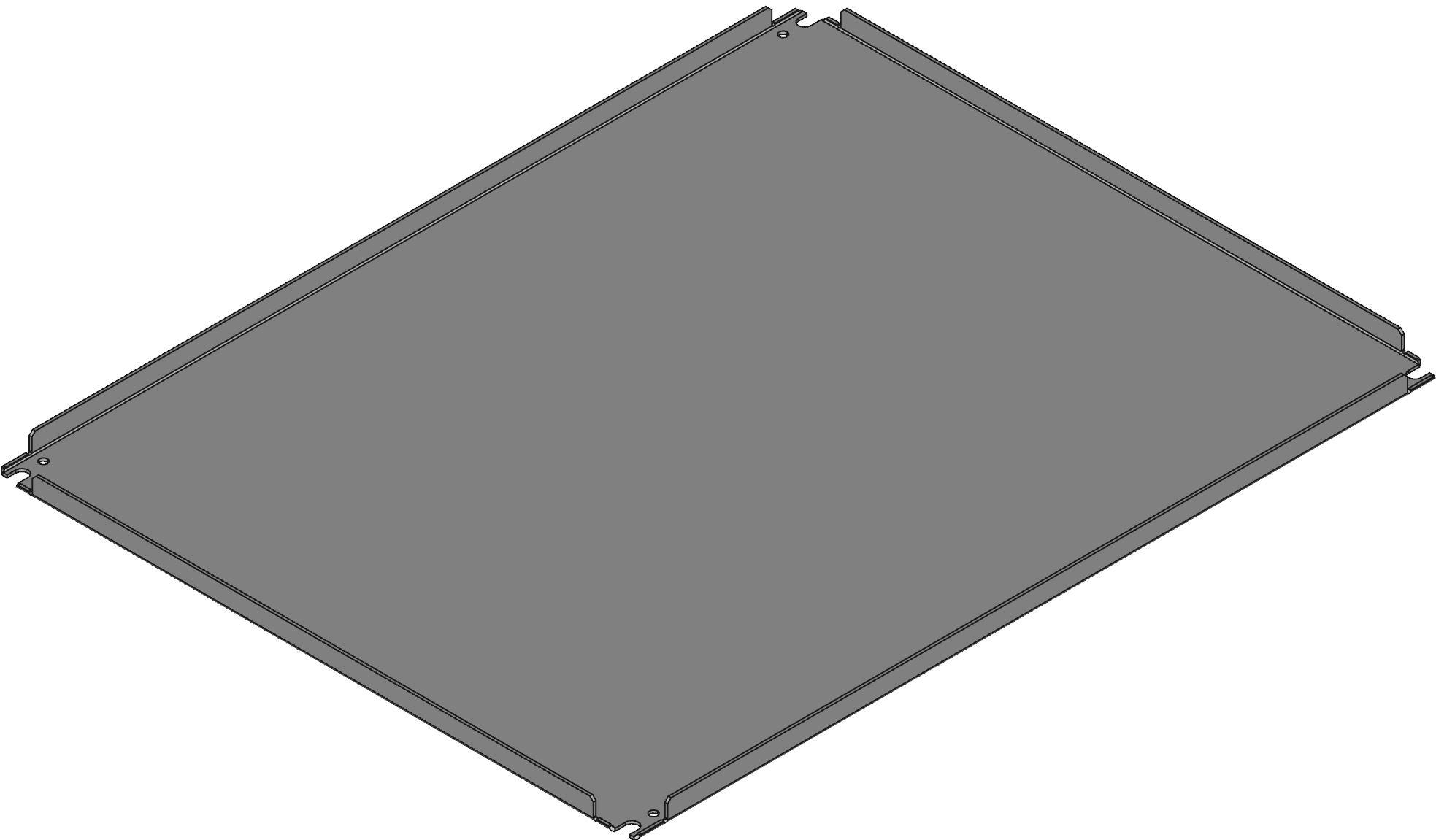 Hammond Manufacturing-EPG3024 null Inner Panel, Mild Steel, White, Galvanized, 22.2 In Length, 28.2 In Depth