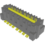 Conn Micro High Speed Terminal Strip HDR 32 POS 0.635mm Solder ST Top Entry SMD Tray