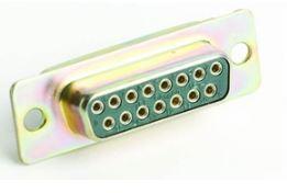 ITT Corporation-DAMN15PNK87 Steckverbinder, D-Sub Conn D-Sub PIN 15 POS 1.37mm Solder ST Thru-Hole 15 Terminal 1 Port