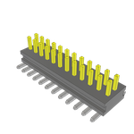 Conn Unshrouded Header HDR 24 POS 1mm Solder ST Top Entry SMD Tube