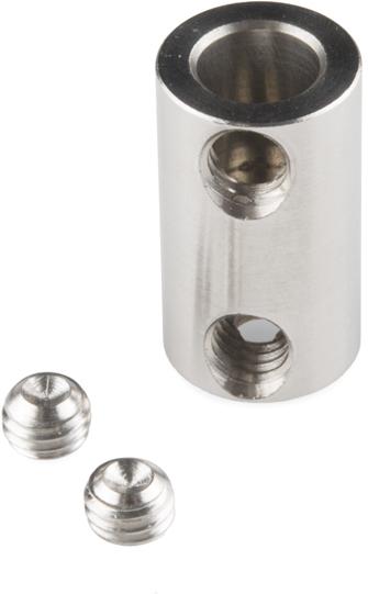 SparkFun Electronics-ROB-12412 null Shaft Coupler - 1/4in to 3mmin
