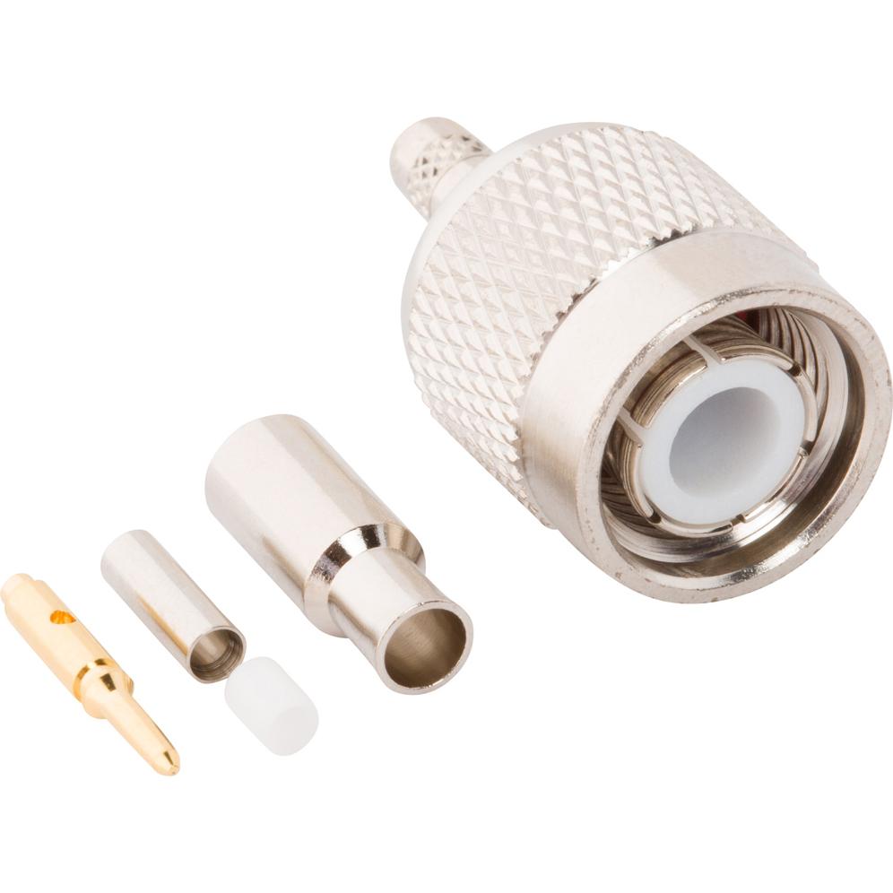 Amphenol RF-122116 RF-Steckverbinder Conn TNC 0Hz to 11GHz 50Ohm Crimp ST Cable Mount PL Gold