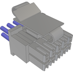 Samtec-MMSDT-05-24-L-18.00-S-K-M Cable Assembly AC Power Cable Assembly 0.457m Power 10 POS SKT Crimp 24AWG