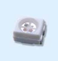 Visual Communications-VAOS-SP4RGB4 LED LED Tri-Color Blue/Green/Red 468nm/518nm/632nm 4-Pin PLCC T/R