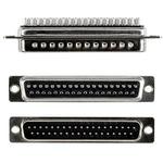 Conn D-Sub PIN 37 POS 1.39mm Solder Cup ST Panel Mount 37 Terminal 1 Port