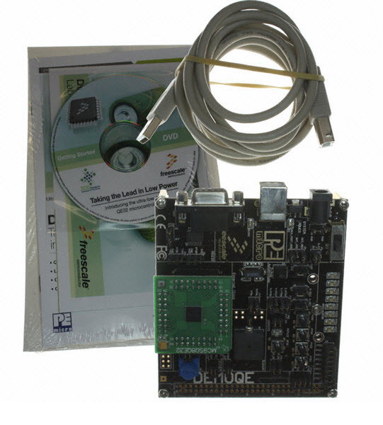 NXP Semiconductors-DEMO9S08QE32 Eingebettete Systementwicklungsboards und -kits MC9S08QE32 Microcontroller Demonstration Board Win 2000/Win Vista/Win XP