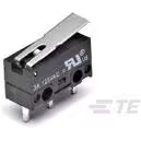 TE Connectivity-1-1825043-6 Interruptor de acción ultrarrápida Switch Snap Action N.O./N.C. SPDT Lever PC Pins 3A 125VAC 0.29N Thru-Hole Tray