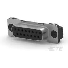 TE Connectivity-1-338314-2 Raccordement D ultra-miniaturisé Conn D-Sub SKT 15 POS 1.37mm Solder ST Thru-Hole 15 Terminal 1 Port Tray