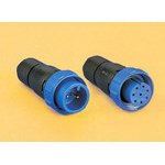Bulgin Components PLC-PX0410/06P/6065 Steckverbinder, rund Conn Circular PIN 6 POS Crimp ST Cable Mount 6 Terminal 1 Port Buccaneer®