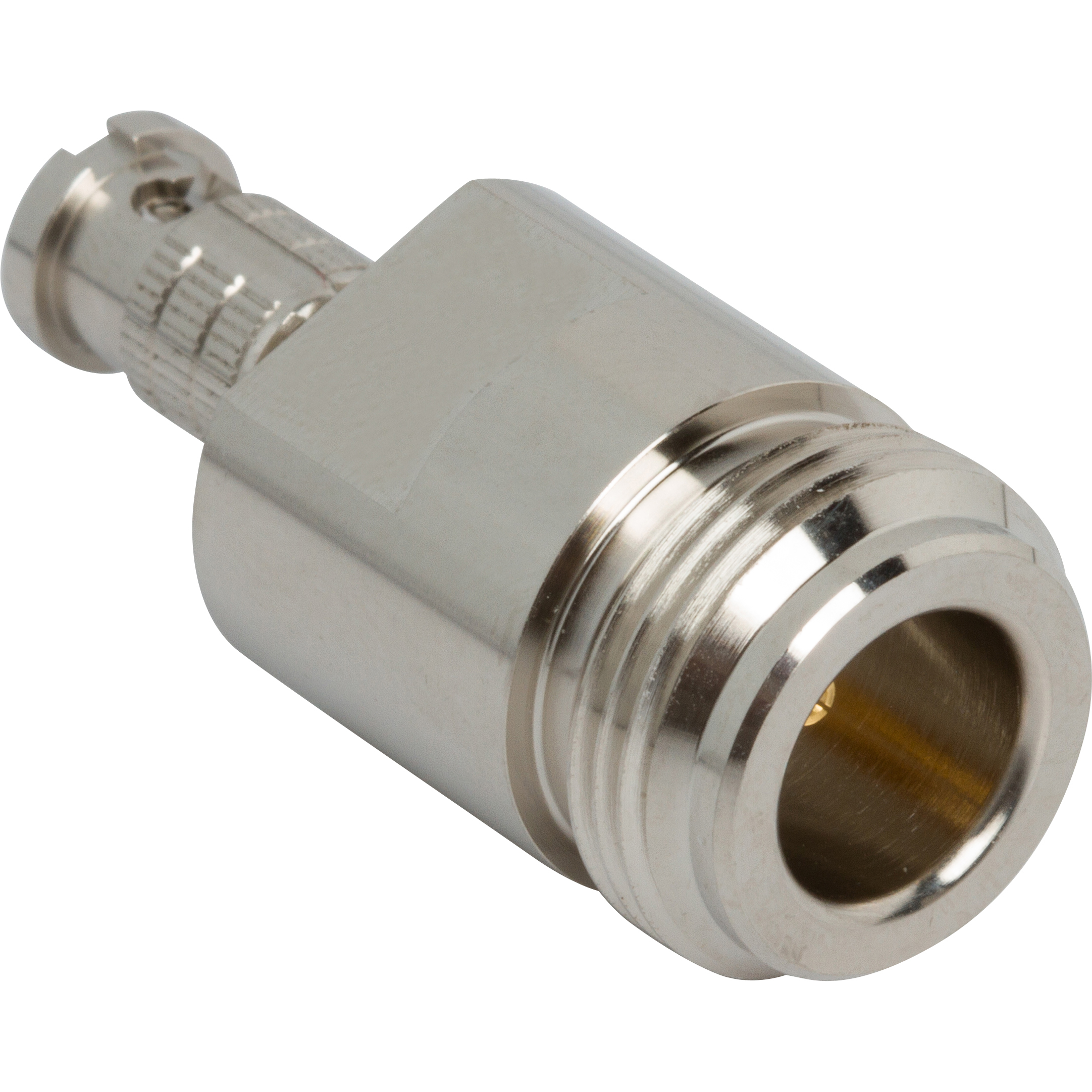 Amphenol RF-AD-NJHDBNCP-1 RF-Steckverbinder Conn Type N-BNC Adapter 0Hz to 12GHz 75Ohm ST RCP/PL Gold Single