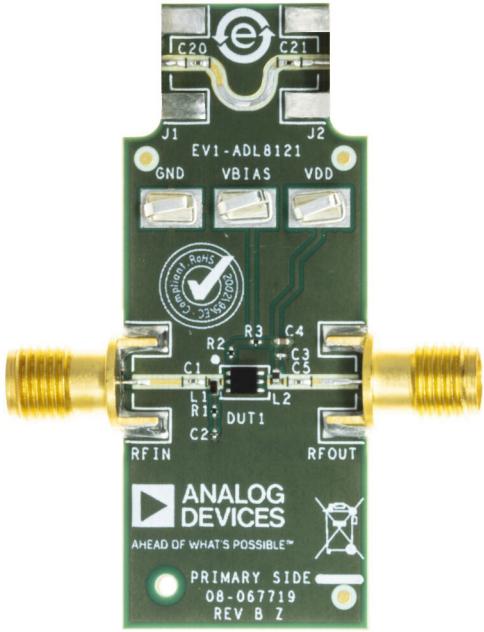 Analog Devices-ADL8121-EVALZ Cartes et kits de développement RF/sans fil ADL8121 RF Amplifier Evaluation Board